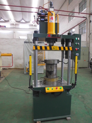 40T Four Column Hydraulic Press Machine HMI Control For Cutting