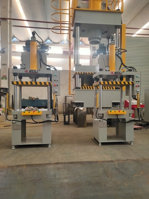 CNC Four Post Hydraulic Press Hydraulic Assembly Press HMI Control