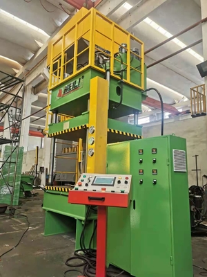 100T Four Column Hydraulic Press Machine SMC Composite Press HMI Control