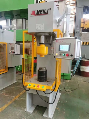 C Type 40Ton Servo Hydraulic Press Machine 400KN For Embossing