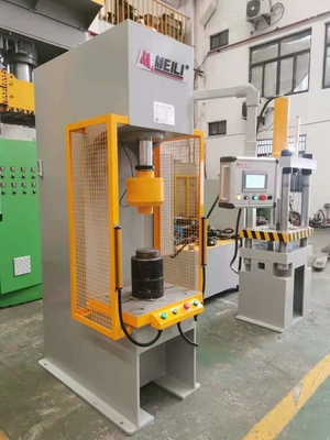 40Ton C Type Servo Automatic Hydraulic Press 7.5kw PLC HMI Control